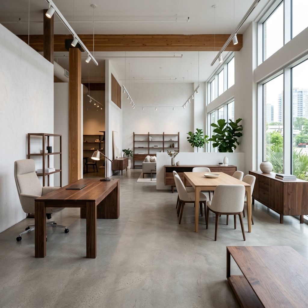 Custom home and office furniture detailing