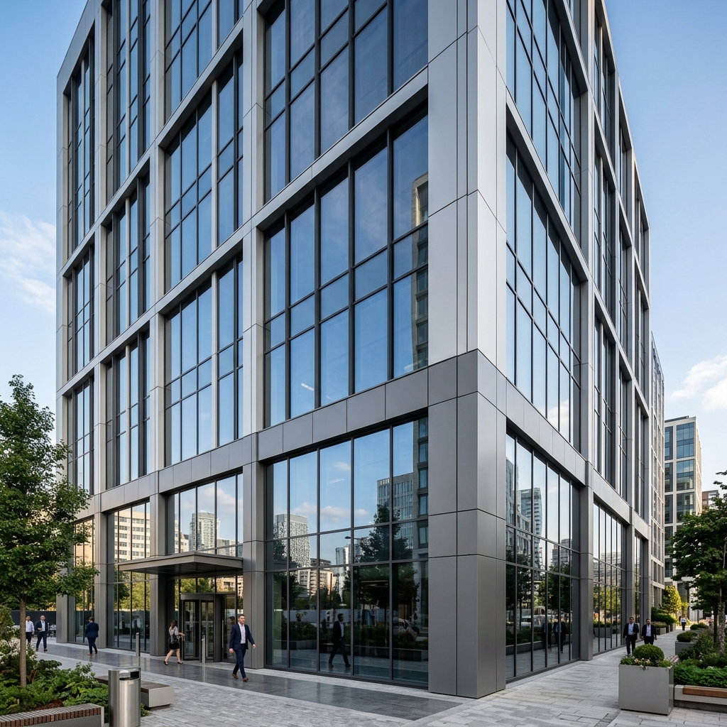 ACP & Aluminium Glazing facade styling
